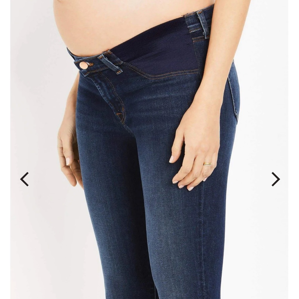 J BRAND SIDE PANEL MAMA J SUPER SKINNY MATERNITY JEANS